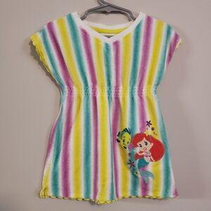 DISNEY ARIEL SWIM COVER UP DRESS SIZE 18-24M